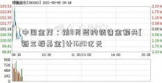 中国金茂：前8月签约销售金额共[新三板基金]计1620亿元