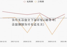 为什么基金久了都不会st波导亏(基金到账为什么这么久)