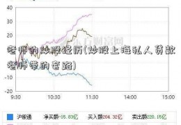 老师的炒股经历(炒股上海私人贷款老师带的套路)