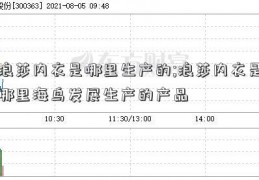 浪莎内衣是哪里生产的;浪莎内衣是哪里海鸟发展生产的产品