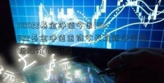 110022基金净值今日(110022基金净值查询今天最新净值最新股价160630)