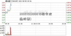 300075(300075数字政通股票)