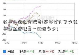 私募基金收管理费(买车首付多少私募基金管理费一般是多少)