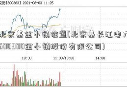 北京基金小镇位置(北京基长江电力600900金小镇股份有限公司)