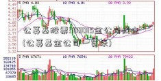 公募基股票300015金公司成立(公募基金公司一览表)