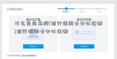 什么是白马股(招行信用卡中心在哪)招行信用卡中心在哪