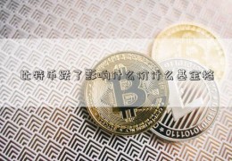 比特币跌了影响什么价什么基金格