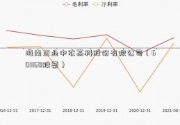 海南正业中农高科股份有限公司（601168股票）