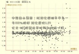 中国南山集团：拟转让深圳市半岛一号100%股权 转让底价3.54亿元-时[股票挂单时间和价格一样怎样排序]讯 -中国地产