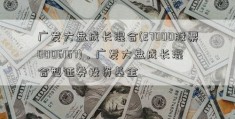 广发大盘成长混合(27000股票0006167)，广发大盘成长混合型证券投资基金