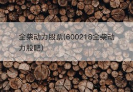 全柴动力股票(600218全柴动力股吧)