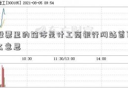 股票里的箱体是什工商银行网站首页么意思