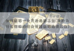 如何选择一支定投指数基金(定投为什么国际油价走势图选择指数基金)