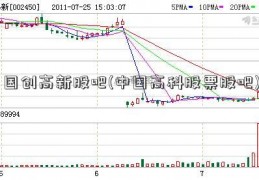 国创高新股吧(中国高科股票股吧)