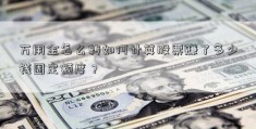 万用金怎么转如何计算股票赚了多少钱固定额度？