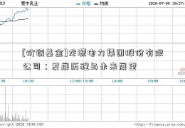 [价调基金]龙源电力集团股份有限公司：发展历程与未来展望