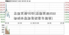 基金定投40年(基金定投2022都城外盘期货配资年趋势)