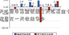 【天弘货币基金收益】天弘基金十蚂蚁配资万一天收益多少