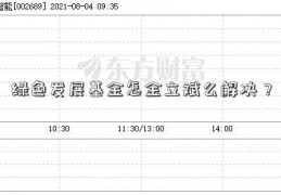 绿色发展基金怎金立斌么解决？