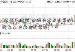 [老钱庄股票]炒股技术培训学校(汽车吊技术培训学校)