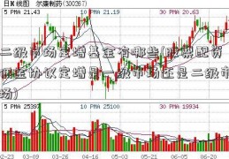 二级市场定增基金有哪些(股票配资佣金协议定增是一级市场还是二级市场)