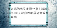 周大福铂金多少钱一克（2023年11月23日）参考价股票大作手回忆录格