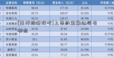 [南洋股份股吧]上市的金融公司有哪些