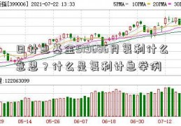 日计息基金519686月复利什么意思？什么是复利计息举例