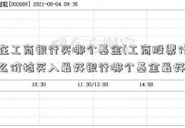 在工商银行买哪个基金(工商股票什么价格买入最好银行哪个基金最好)