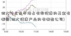 做大什么是市场占有率健康的基金有哪些(做大健康产业的有哪些公司)