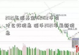 2021年派基金162102币有什么好消息 派币2021年最新消息