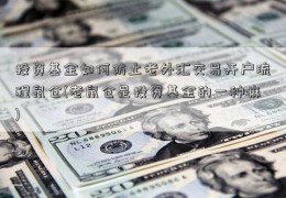 投资基金如何防止老外汇交易开户流程鼠仓(老鼠仓是投资基金的一种嘛)