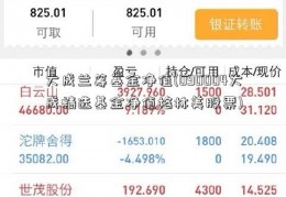 大成兰筹基金净值(090004大成精选基金净值格林美股票)