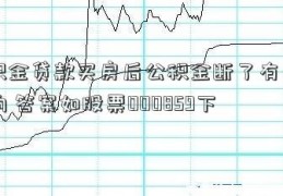 公积金贷款买房后公积金断了有没有影响 答案如股票000859下