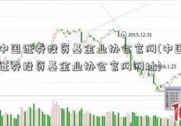 中国证券投资基金业协会官网(中国证券投资基金业协会官网网址)