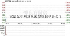 芝麻认中国卫星股票证能干什么？