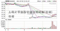 上海大学金融专硕考试科目(云信)云信