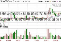 比特元600642申能股份今日行情价格（比特币今日价格行情英为财情）