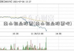 南山铝业股票(南山铝业股票吧)