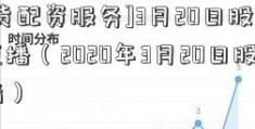 [期货配资服务]3月20日股市行情直播（2020年3月20日股市行情）