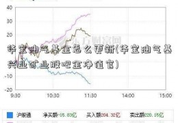 华宝油气基金怎么更新(华宝油气基兴业矿业股吧金净值官)