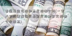 普通基金定投和惠定投哪个好(一家天下股票配资买基金定投和不定投哪个收益高)