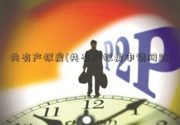 共有产权房(共有产权房申请网站)