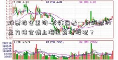 股票持仓查询~怎样查看一支股票的主力持仓情上海医药港股况？