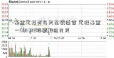 基金定投买几只比较适合 定投基金一600732股票般选几只