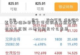 累计净值和单位大学生创业基金净值有什么区别 二者分别是什么意思