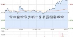 今日金价多少钱一克长盈精密股价