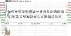 如何申请春苗股票一手是多少股救助基金(怎么申请春苗儿童救助基金会)