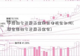 中国妇女发展基金闽东电机会如何(联合国妇女发展基金会)