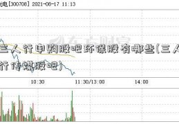 三人行申购股吧环保股有哪些(三人行传媒股吧)